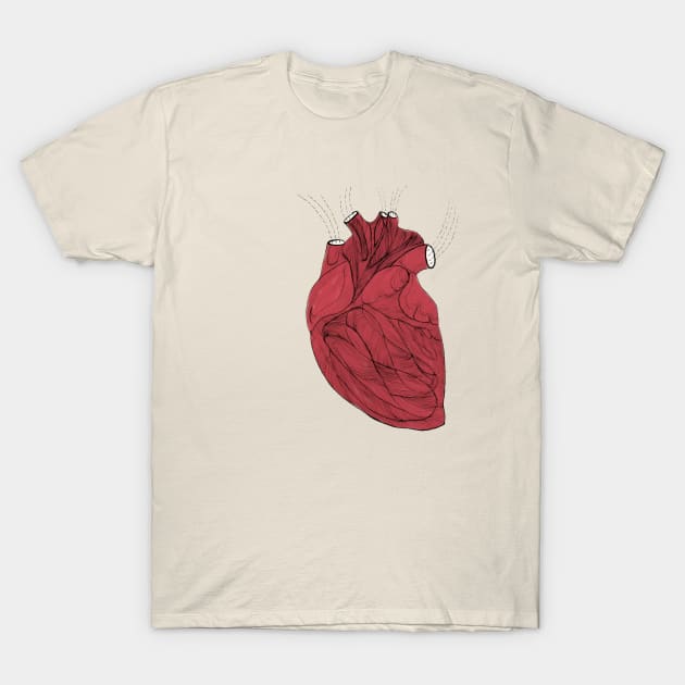 heart is T-Shirt by melikeozmen